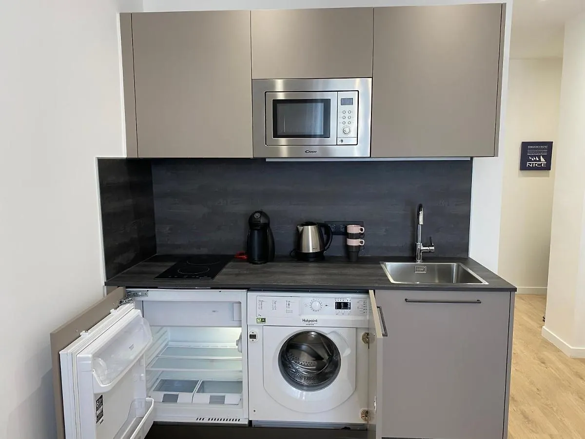 Jean Medecin - Modern And Brand New 1Br Flat Apartment Nice
